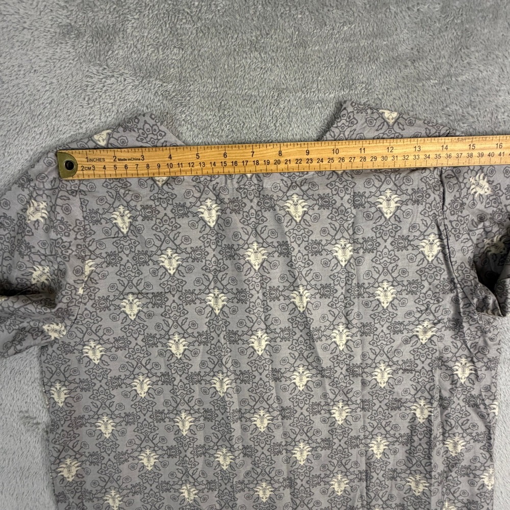 NWT J. Junaid Jamshed Women Grey Cotton Embroidered Kurta Tunic‎ Small - Picture 13 of 16